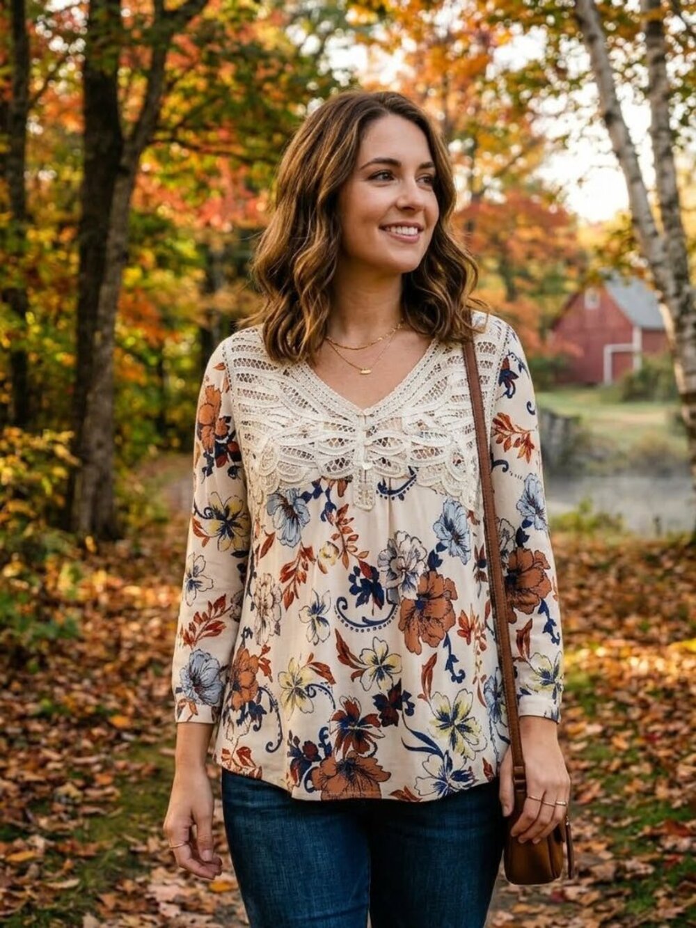 daniel rainn for Anthropologie Floral Crochet Lace Peasant Blouse